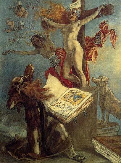 La tentation de Saint Antoine, Felicien Rops